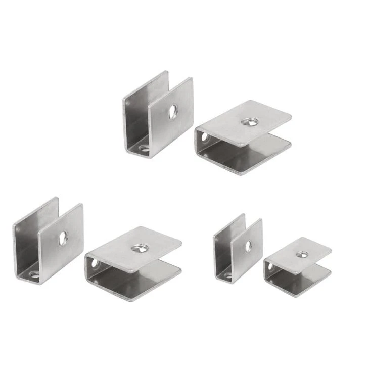 OEM Stainless Glass Clips Bathroom Clamps Stamping Part