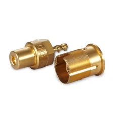 Mechanické sústružnícke diely z mosadze s dutým valcom