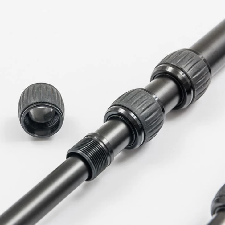 Twist Lock Aluminum Telescopic Tube For Fishing Rod